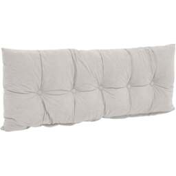 Living and Home Light Grey Chenille Headboard Pillow 60 x 150cm - Size: 60 x 150 x 18cm - Wilko
