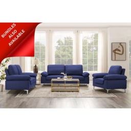 Kosy Koala 2 Seater Blue Fabric Sofa - Wilko - thumbnail 7
