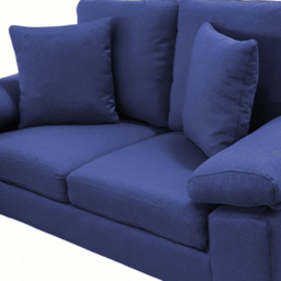 Kosy Koala 2 Seater Blue Fabric Sofa - Wilko - thumbnail 4