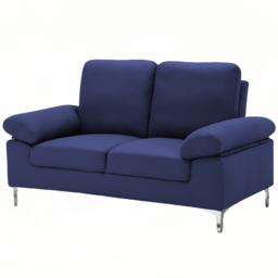 Kosy Koala 2 Seater Blue Fabric Sofa - Wilko - thumbnail 3