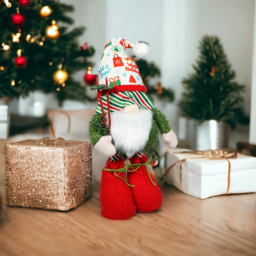Xmas Haus Loki Festive Gonk with Extendable Legs - Size: 340 x 200 x 150cm - Red - Wilko - thumbnail 7