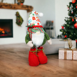 Xmas Haus Loki Festive Gonk with Extendable Legs - Size: 340 x 200 x 150cm - Red - Wilko - thumbnail 5