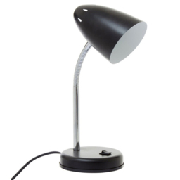 Premier Housewares Flexi Matte Black Desk Lamp - Size: 13 x 13 x 37cm - Wilko - thumbnail 3