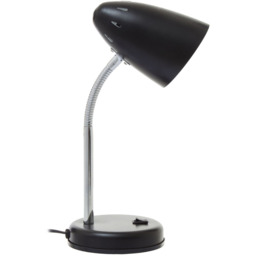 Premier Housewares Flexi Matte Black Desk Lamp - Size: 13 x 13 x 37cm - Wilko - thumbnail 4