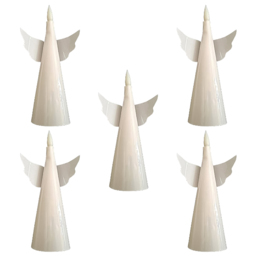 Samuel Alexander Warm White LED Floating Angel Candle with Remote 5 Pack - Size: 16 x 10 x 5cm - Wilko - thumbnail 1