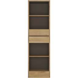 Florence Shetland 3 Drawer 4 Shelf Narrow Bookcase - Brown - Furniture To Go - Wilko - thumbnail 5
