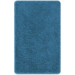 vidaXL Blue Anti-Slip Bath Mat 50 x 80cm - Size: 0.2 x 50 x 80cm - Wilko