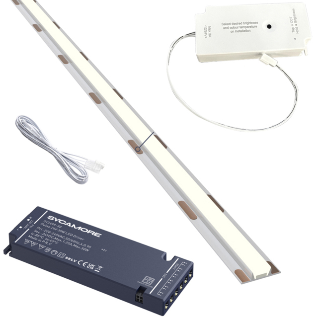 Sorrelis Lunara TriGlow Smoothline Tunable Flexible LED Strip 3m - Size: 300 x 0.8 x 0.35cm - White - Wilko - image 1