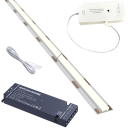 Sorrelis Lunara TriGlow Smoothline Tunable Flexible LED Strip 3m - Size: 300 x 0.8 x 0.35cm - White - Wilko