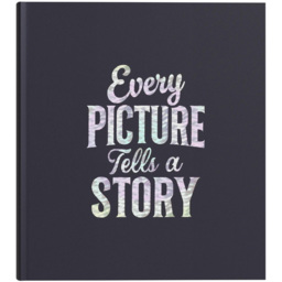 Exacompta Letters Blue Photo Album 60 Sheets 300 Photos - Size: 4.7 x 30.3 x 32.8cm - Wilko - thumbnail 3