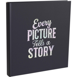 Exacompta Letters Blue Photo Album 60 Sheets 300 Photos - Size: 4.7 x 30.3 x 32.8cm - Wilko - thumbnail 1