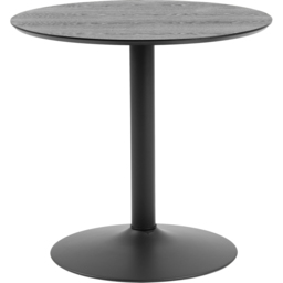 Florence Ibiza Small Round 4 Seater Table Black Ash and Matt Black - Furniture To Go - Wilko - thumbnail 3