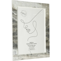 Addison Marble Effect Frame Grey 16 x 12in - Wilko - thumbnail 3