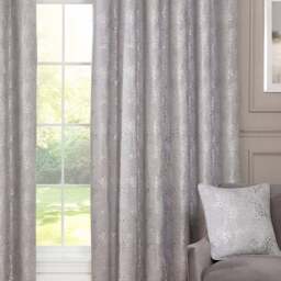 Grace Chenille Curtain Grey 168cm 229cm - Divante Finest - Wilko - thumbnail 6