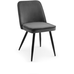 Julian Bowen Burgess Set of 2 Grey Dining Chair - Wilko - thumbnail 4