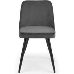 Julian Bowen Burgess Set of 2 Grey Dining Chair - Wilko - thumbnail 5