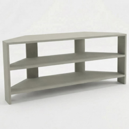 FWStyle Promo 2 Shelf Sage Green Corner TV Unit - Size: 45 x 110 x 36cm - Wilko - thumbnail 3
