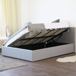 Home Treats Double Grey Ottoman Bed - Wilko - thumbnail 6
