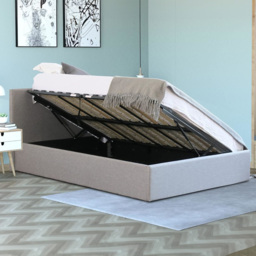 Home Treats Double Grey Ottoman Bed - Wilko - thumbnail 5