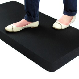 Doortex Black Standing Comfort Kitchen Floor Mat 40 x 60cm - Size: 60 x 40 x 2cm - Wilko - thumbnail 4