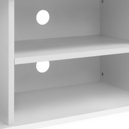 Julian Bowen Moritz 2 Door 2 Shelf White TV Unit - Size: 40 x 177 x 58cm - Wilko - thumbnail 6