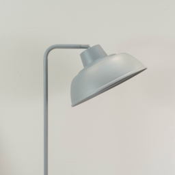 ValueLights Morris Stone Grey Retro Dome LED Floor Lamp - Size: 153 x 25 x 44.5cm - Wilko - thumbnail 5