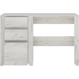 Florence Angel 3 Drawer Desk White - Size: 60 x 118 x 76cm - Furniture to Go - Wilko - thumbnail 5