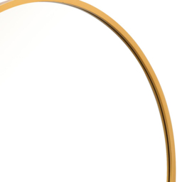 MirrorOutlet The Circulus Gold Flat Bottom Circular Outdoor Garden Wall Mirror 126 x 120cm - Size: 120 x 126 x 3cm - Wilko - thumbnail 6