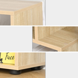 Portland Beige 8-Section Shelving Unit - Size: 70 x 24 x 178cm - Wilko - thumbnail 5