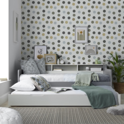 Tyler Single Grey and White Guest Bed - Bedmaster - Wilko - thumbnail 6