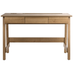 Teknik Office Ithaca Desk Riviera Oak Effect - Size: 119 x 76 x 60cm - Brown - Wilko - thumbnail 4