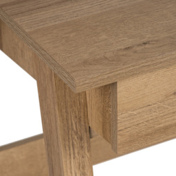 Teknik Office Ithaca Desk Riviera Oak Effect - Size: 119 x 76 x 60cm - Brown - Wilko - thumbnail 5