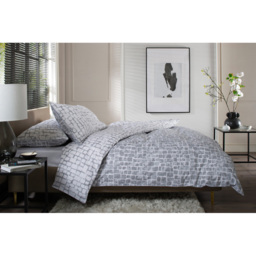 The Lyndon Company Tulle Double Grey Reversible Duvet Set - Wilko - thumbnail 3