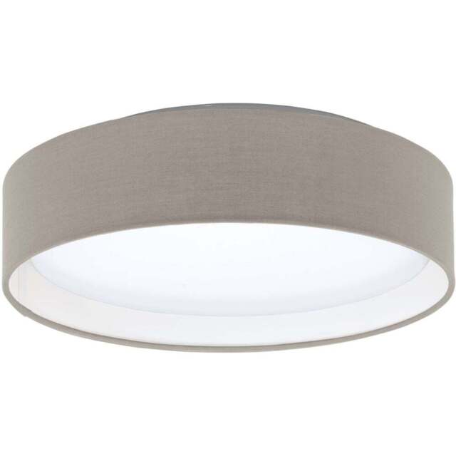 EGLO Pasteri LED Taupe Ceiling Light - Wilko - image 1