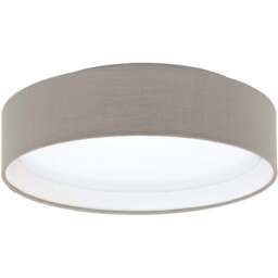 EGLO Pasteri LED Taupe Ceiling Light - Wilko