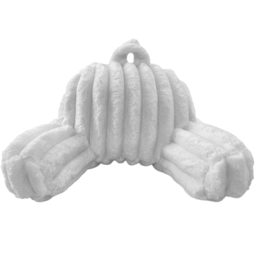 Velosso White Jumbo Cord Back Pillow 65 x 55cm - Size: 65 x 55 x 1cm - Wilko