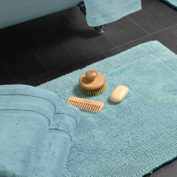 Allure Bath Fashions Luxury Zero Twist Egyptian Cotton Duckegg Hand Towel 2 Pack - Size: 50 x 85cm - Blue - Wilko - thumbnail 3