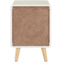 Premier Housewares Milo Single Drawer Cabinet - White - Interiors by Premier - Wilko - thumbnail 6
