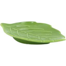 Green Leaf Soap Dish - Green - Wilko
