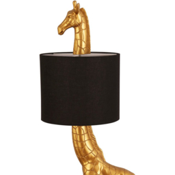 Giraffe Floor Lamp Black and Gold - Wilko - thumbnail 5