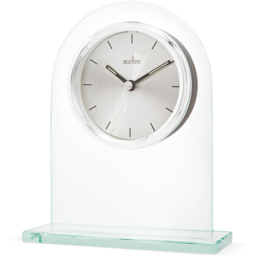 Acctim Ledburn Glass Mantel Table Clock - Size: 5 x 12.7 x 16.9cm - Multi - Wilko - thumbnail 3