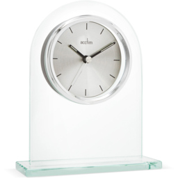 Acctim Ledburn Glass Mantel Table Clock - Size: 5 x 12.7 x 16.9cm - Multi - Wilko - thumbnail 4