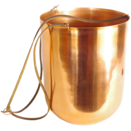 Botanik Evergreen Fern Artificial Plant with Copper Hanging Planter 60cm - Size: 60 x 70 x 70cm - Wilko - thumbnail 4