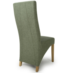 Shankar Baxter Set of 2 Green Weave Dining Chair - Wilko - thumbnail 4