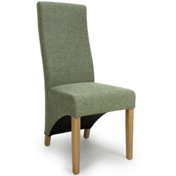 Shankar Baxter Set of 2 Green Weave Dining Chair - Wilko - thumbnail 3