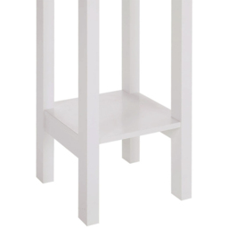 Living and Home Single Drawer Single Shelf French Style Slim Side Table - White - Wilko - thumbnail 6