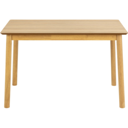 Florence Barlow 4 Seater Rectangular Dining Table Matt Oak - Brown - Furniture To Go - Wilko - thumbnail 4
