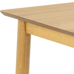 Florence Barlow 4 Seater Rectangular Dining Table Matt Oak - Brown - Furniture To Go - Wilko - thumbnail 5
