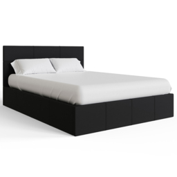 GFW Double Black Side Lift Ottoman Bed - Wilko - thumbnail 4