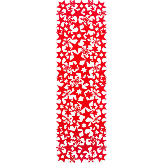 St Helens Red Felt Table Runner 98 x 30cm - Size: 980 x 300 x 3cm - Wilko - image 1